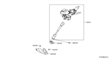 Diagram for 2018 Nissan Rogue Steering Column - 48810-5HR5A