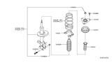 Diagram for Nissan Coil Springs - 54010-9TA1C