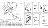 Diagram for Nissan Rogue Air Bag Sensor - 98820-5HS9A