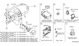 Diagram for 2017 Nissan Rogue Clock Spring - 25554-5HA1A