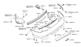 Diagram for 2020 Nissan Rogue Bumper - 85022-6FL0H