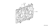 Diagram for Nissan A/C Condenser Fan - 21481-4BA0A