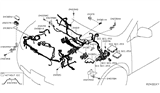 Diagram for 2014 Nissan Rogue Battery Cable - 24012-5HA0A