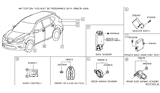 Diagram for 2015 Nissan Rogue Transmitter - 285E3-4CB1A