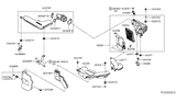 Diagram for 2018 Nissan Rogue Air Duct - 16554-5HA1B