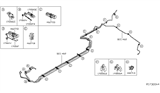 Diagram for Nissan Rogue Fuel Line Clamps - 17571-5HA0A