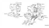 Diagram for 2017 Nissan Rogue Seat Cushion - 88311-4CP1A