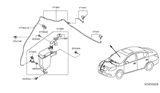 Diagram for 2016 Nissan Versa Windshield Washer Nozzle - 28933-1HB1A