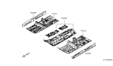 Diagram for 2019 Nissan Versa Floor Pan - G4320-9KAMA