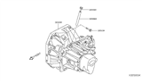 Diagram for 2015 Nissan Versa Note Transmission Assembly - 32010-3AM0C