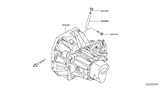 Diagram for 2016 Nissan Versa Transmission Assembly - 32010-3AM0C