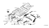 Diagram for 2019 Nissan Versa Rear Crossmember - G5650-3ANMA