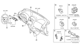 Diagram for 2016 Nissan Versa Cruise Control Switch - 25550-3VA4A