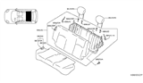 Diagram for 2014 Nissan Versa Seat Cover - 88620-9KK0A