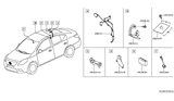 Diagram for 2014 Nissan Versa Antenna - 28212-3AN0A
