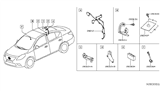 Diagram for 2019 Nissan Versa Antenna - 28212-3AN0A