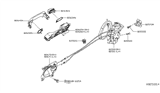 Diagram for 2013 Nissan Versa Door Lock Actuator - 82501-3BA1A