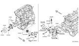 Diagram for Nissan Versa Water Pump Pulley - 21051-ED50A