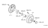 Diagram for 2016 Nissan Versa Note Wheel Stud - 43222-AX000