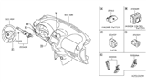 Diagram for 2013 Nissan Versa Cruise Control Switch - 25551-3AN1C