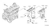 Diagram for 2016 Nissan Versa Exhaust Manifold Gasket - 14036-1KT0A