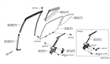 Diagram for 2018 Nissan Versa Note Window Regulator - 82720-3BA5A