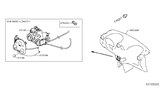 Diagram for Nissan Versa Note Blower Control Switches - 27510-9KK0A