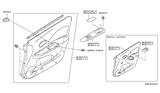 Diagram for 2019 Nissan Versa Armrest - 80960-3AN0B