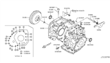 Diagram for Nissan Bellhousing - 313A1-3MX0D