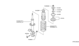 Diagram for 2015 Nissan Versa Shock And Strut Mount - 54325-1HA0B