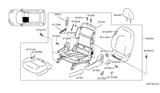 Diagram for Nissan Versa Seat Cushion - 87361-3AN1A