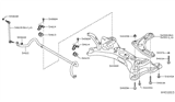 Diagram for 2017 Nissan Versa Note Control Arm - 54500-9KS1B