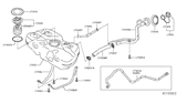 Diagram for 2015 Nissan Versa Fuel Filler Neck - 17220-3AN0A