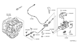 Diagram for Nissan Versa Shift Knob - 34910-1HK0B