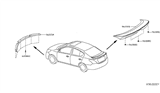 Diagram for 2020 Nissan Versa Spoiler - 96030-9KC1B