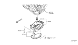 Diagram for Nissan Automatic Transmission Filter - 31728-3JX0A