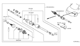 Diagram for 2015 Nissan Versa Note Axle Shaft - 39100-3AB0C