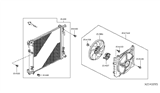 Diagram for Nissan A/C Condenser Fan - 21481-9KK0A