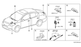 Diagram for Nissan Versa Transmitter - 285E3-3BB9D