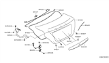 Diagram for Nissan Versa Door Striker - 84620-3AW0A