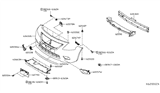 Diagram for Nissan Bumper - FBM22-9KM0J