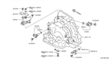 Diagram for 2014 Nissan Versa Automatic Transmission Shift Position Sensor Switch - 31918-3MX0A