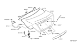 Diagram for 2019 Nissan Versa Weather Strip - 84830-9KN0A