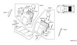 Diagram for 2014 Nissan Versa Seat Cushion - 88300-9KK0A