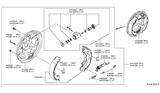 Diagram for Nissan Brake Shoe Set - D4060-1HL0B
