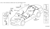 Diagram for 2013 Nissan Versa Body Mount Hole Plug - 24253-1HK0C