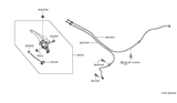 Diagram for Nissan Versa Parking Brake Cable - 36402-1HD0A