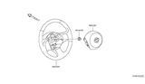 Diagram for 2019 Nissan Versa Steering Wheel - 48430-9EK1A