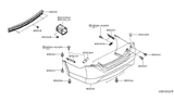 Diagram for 2014 Nissan Versa Bumper - HEM22-9KM0J