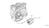 Diagram for 2015 Nissan Versa Note Alternator - 23100-3BE1A